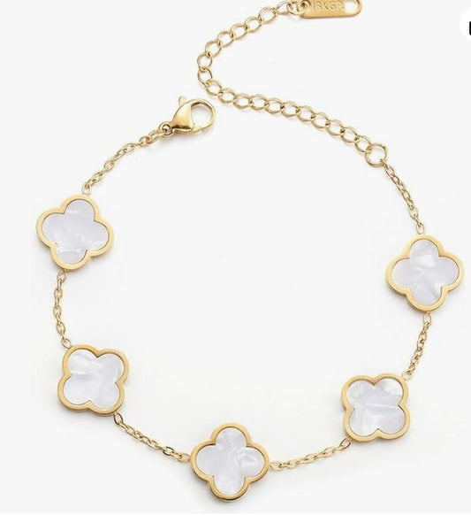 White Clover Bracelet