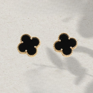 Clover Black Studs