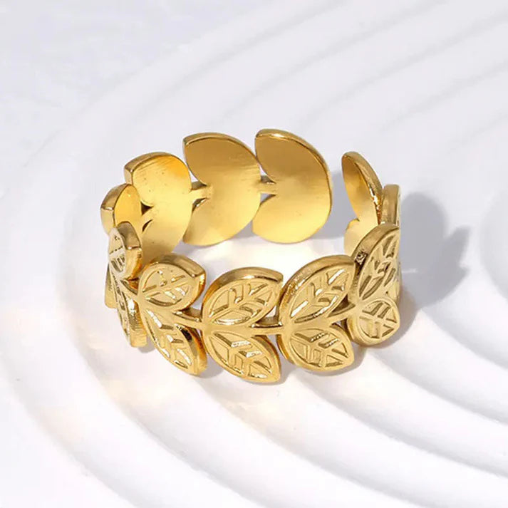 Olive Leaf Ring (Adjustable)