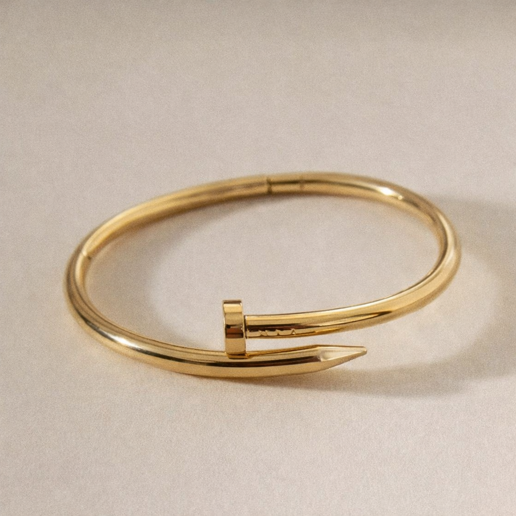 Nail Bangle Stainless Steel