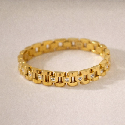 Stuuded Watch Bracelet