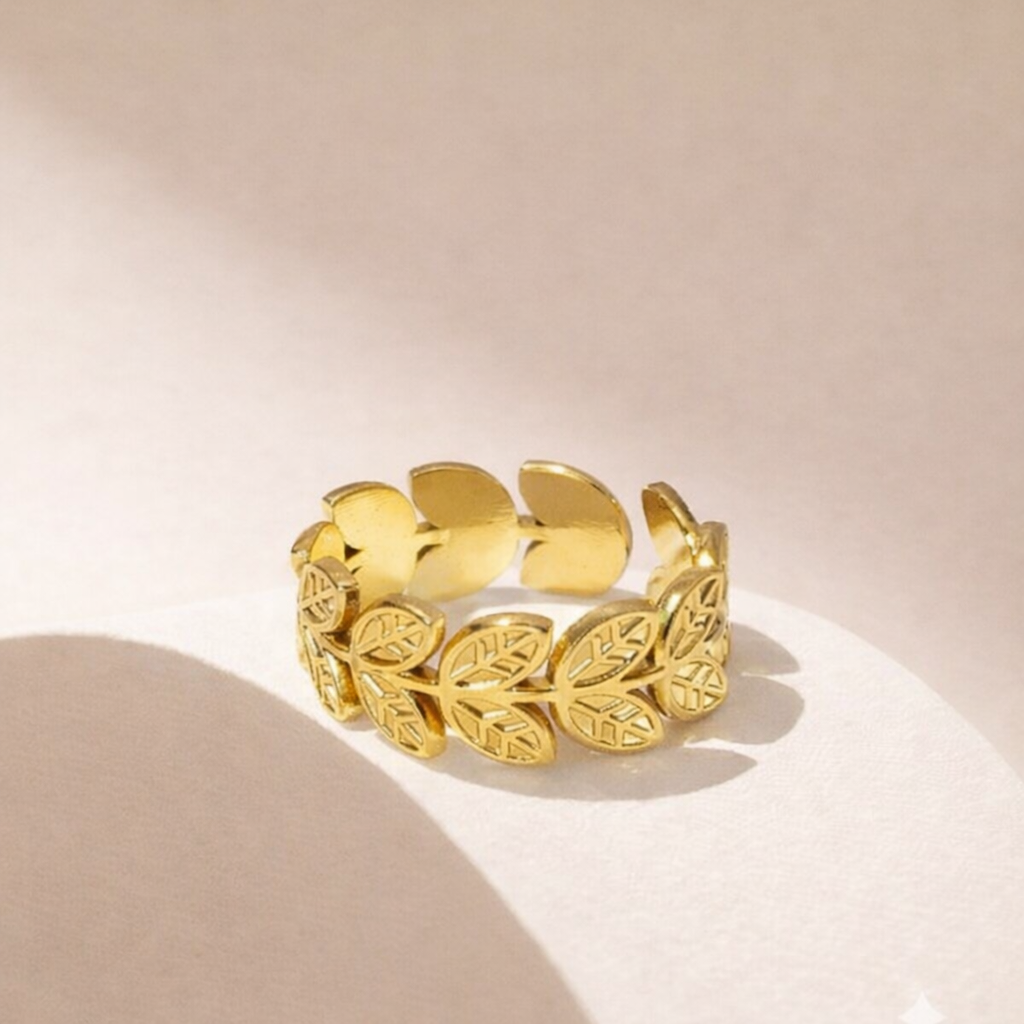 Olive Leaf Ring (Adjustable)