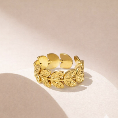 Olive Leaf Ring (Adjustable)