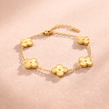Golden Clover Bracelet