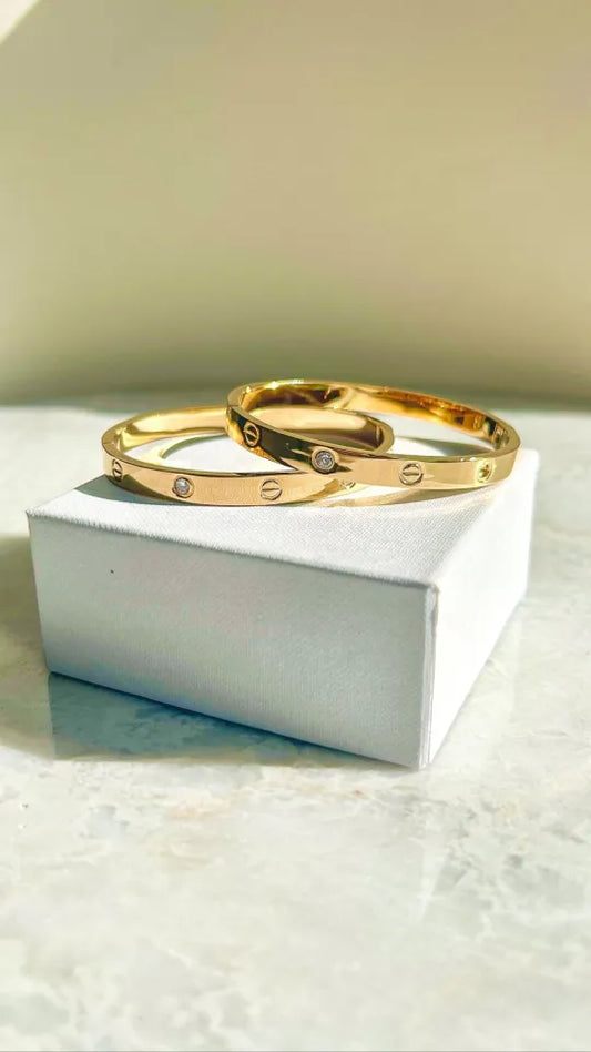 Coil Studded Bangle