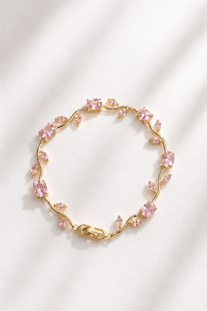 Pink Tulip Bracelet