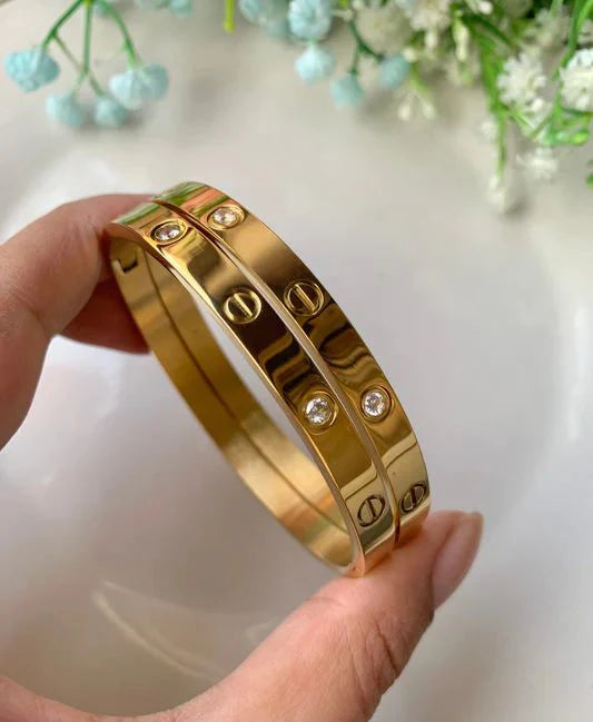 Coil Studded Bangle