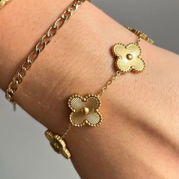 Golden Clover Bracelet